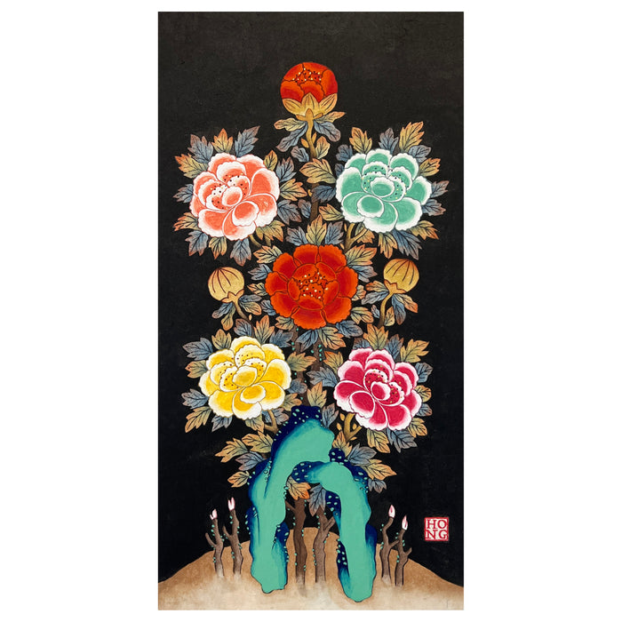 Artwork - Minhwa (Korean Folk Art): Peony