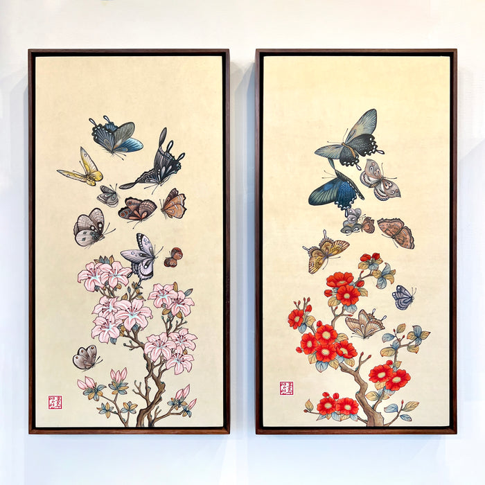 Artwork - Minhwa (Korean Folk Art): Flowers & Butterflies