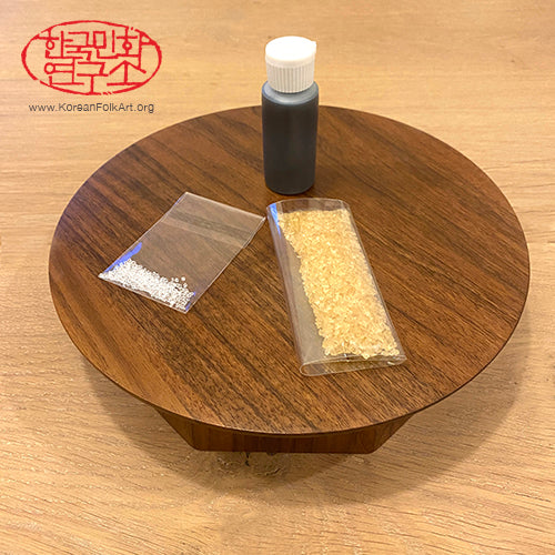 Color Pigment Set with Ink, Gelatin glue beads & Alum