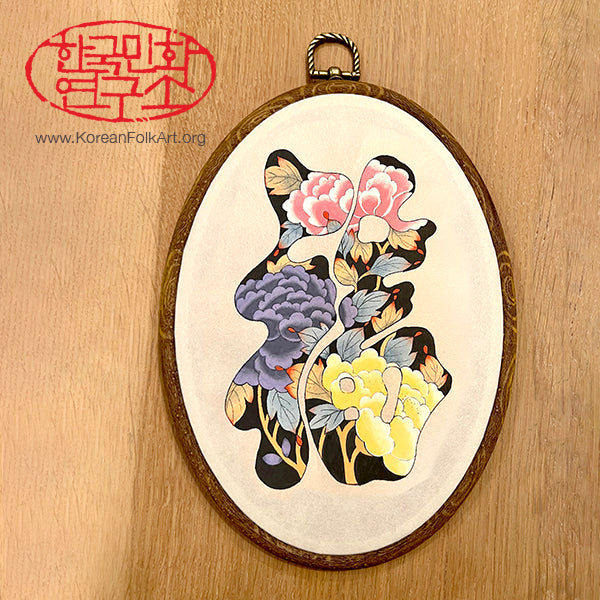 Minhwa Drawing Set: Munjado with Peony