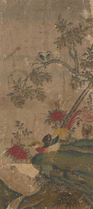 Painting of Flowers and Birds