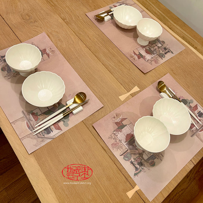 Set Option: Minhwa Disposable Paper Placemat Set