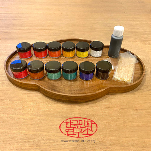 Color Pigment Set with Ink, Gelatin glue beads & Alum